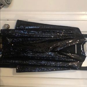 Zara sequin blazer dress